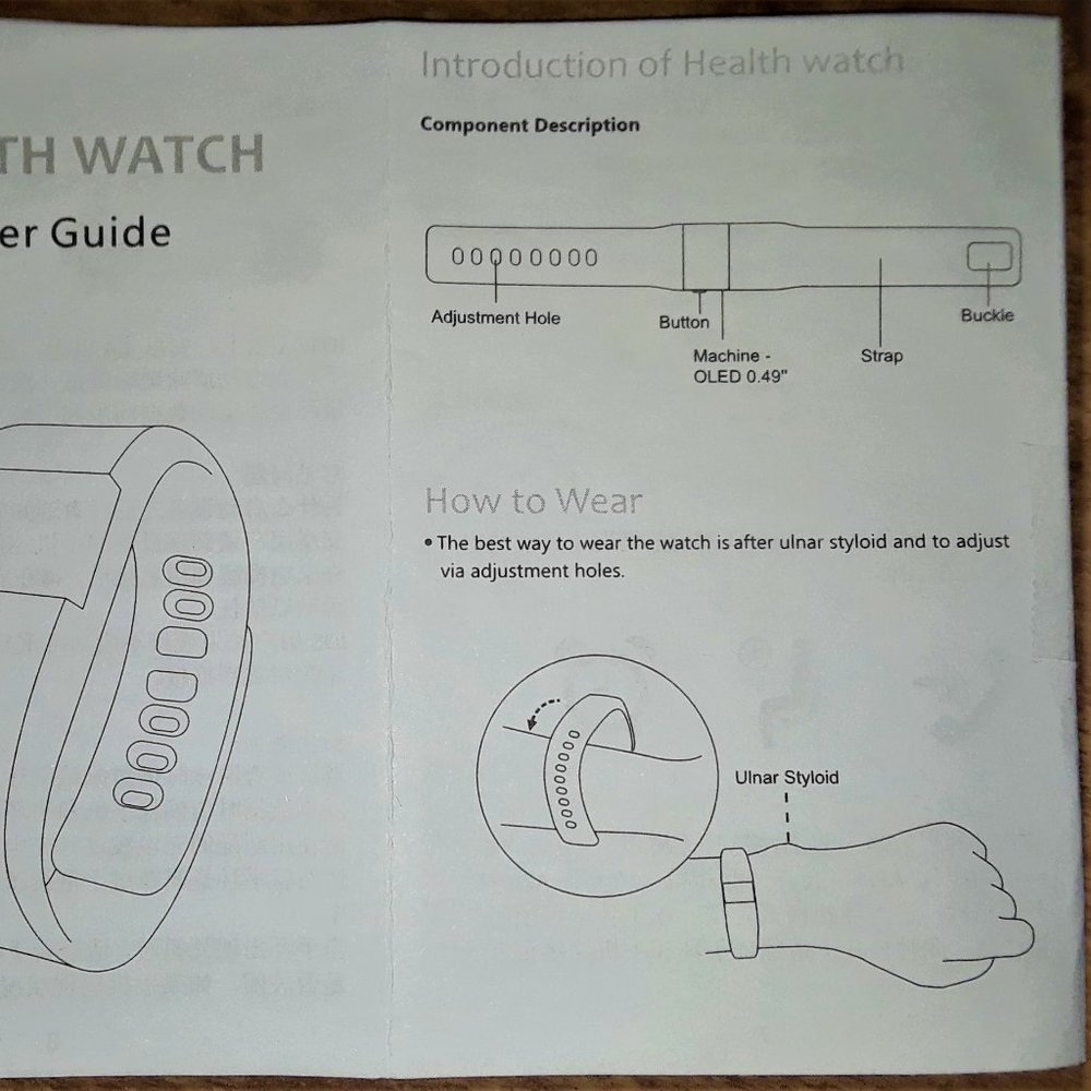 FITNESS TRACKER Smart Bracelet: Monitors Steps, Calories & More! - Bright Blue - Picture 9 of 15